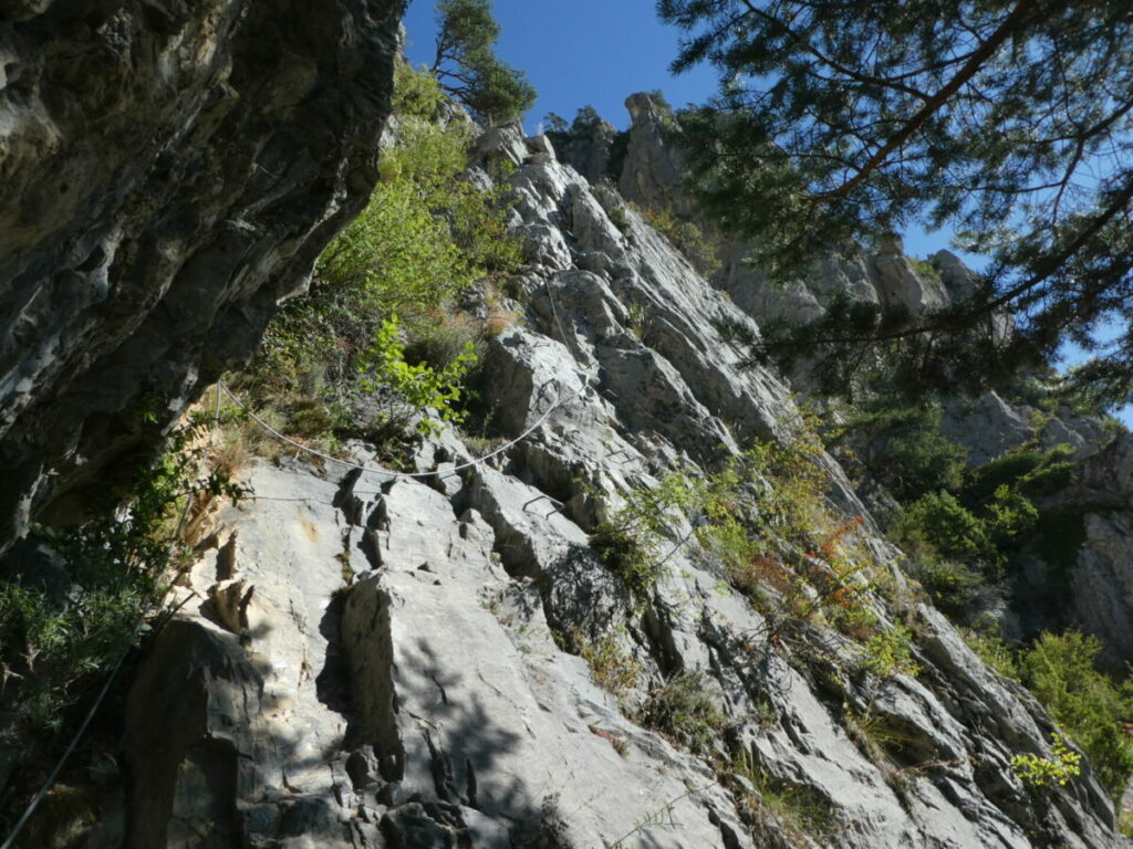 Départ de la via ferrata