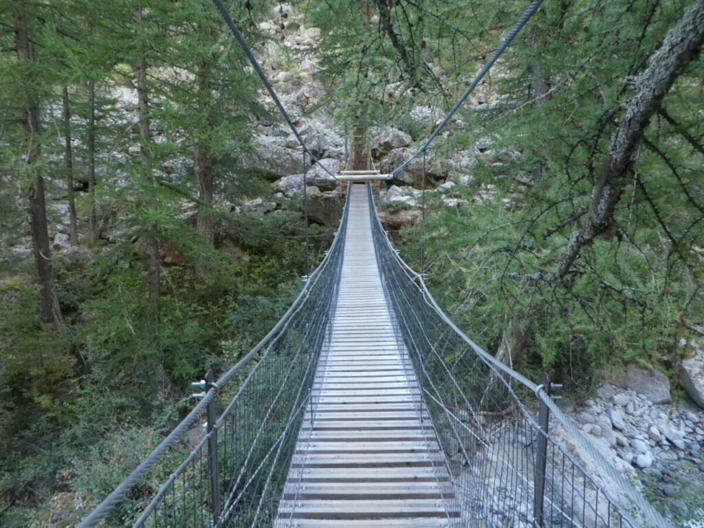 La passerelle d'Ailefroide