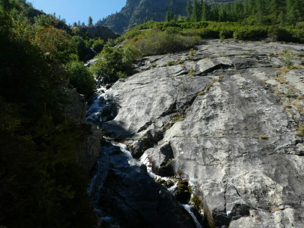 Le torrent de Clapouse avant sa rencontre avec le torrent de Celse Nière