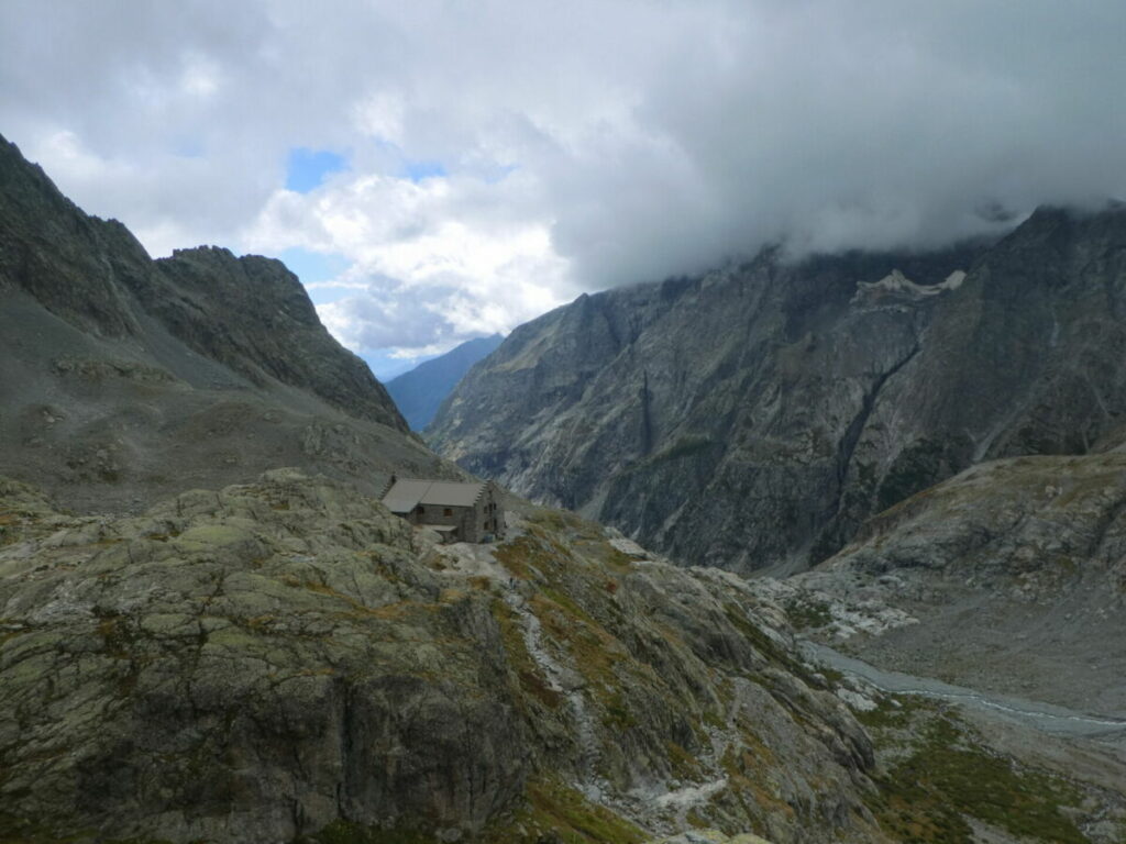 Le refuge du Glacier Blanc